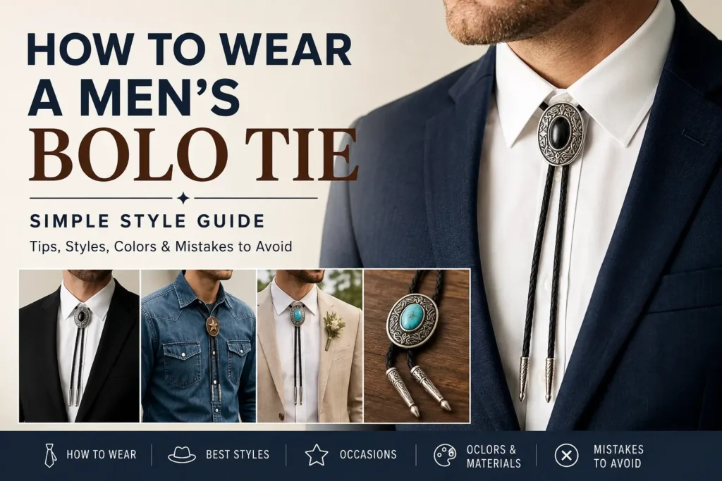 How to Wear a Men's Bolo Tie